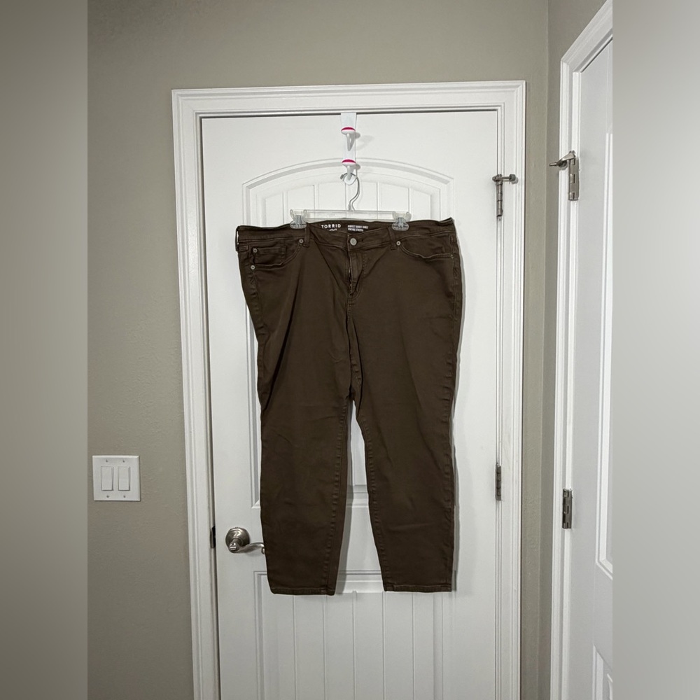 torrid Brown Straight Leg Jeans